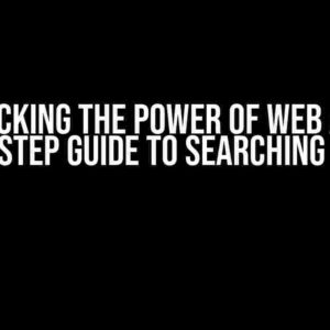 Unlocking the Power of Web API: A Step-by-Step Guide to Searching SQL Data