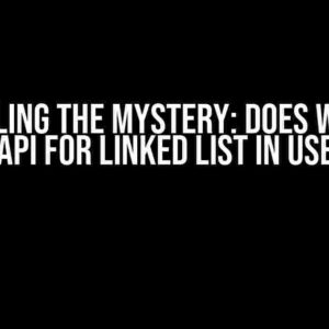 Unraveling the Mystery: Does Windows Have a C API for Linked List in User Space?